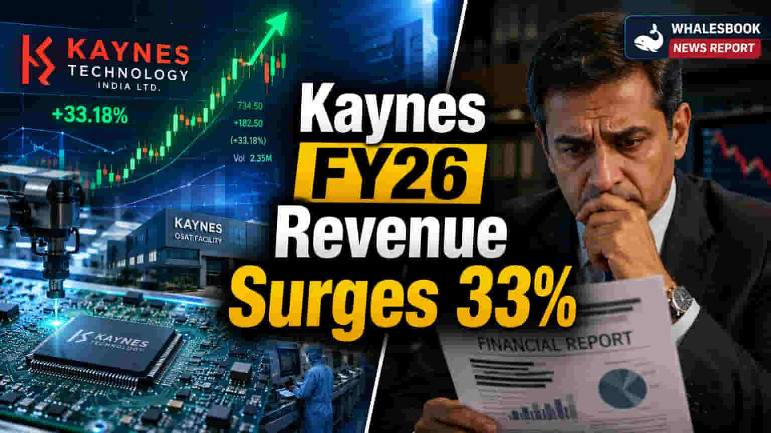 Kaynes Technology Revenue Jumps 33% in FY26, Plans to Double Market Growth