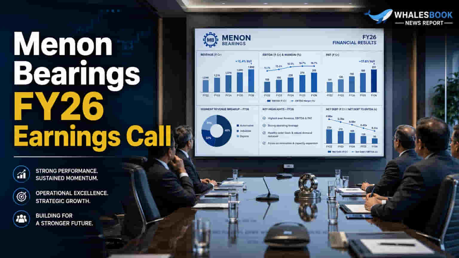 Menon Bearings Discusses FY26 Results on May 19 Earnings Call