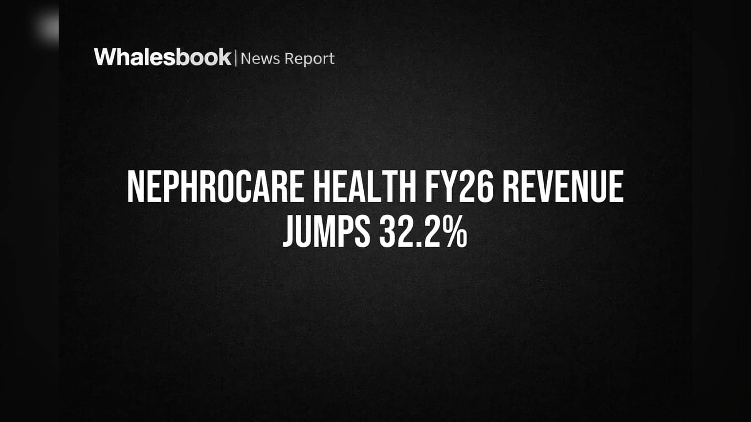 Nephrocare Health Services: FY26-ல் வருவாய் **32.2%** உயர்வு! முதலீட்டாளர்களுக்கு சூப்பர் செய்தி!