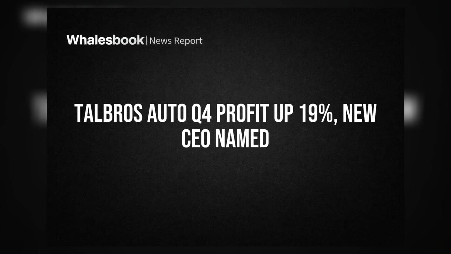 Talbros Automotive: காலாண்டு லாபம் **19%** உயர்வு! புதிய CEO நியமனம்!