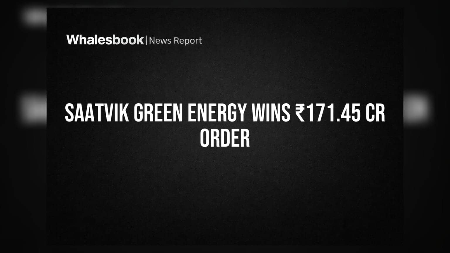 Saatvik Green Energy Bags ₹171 Crore Solar Module Order