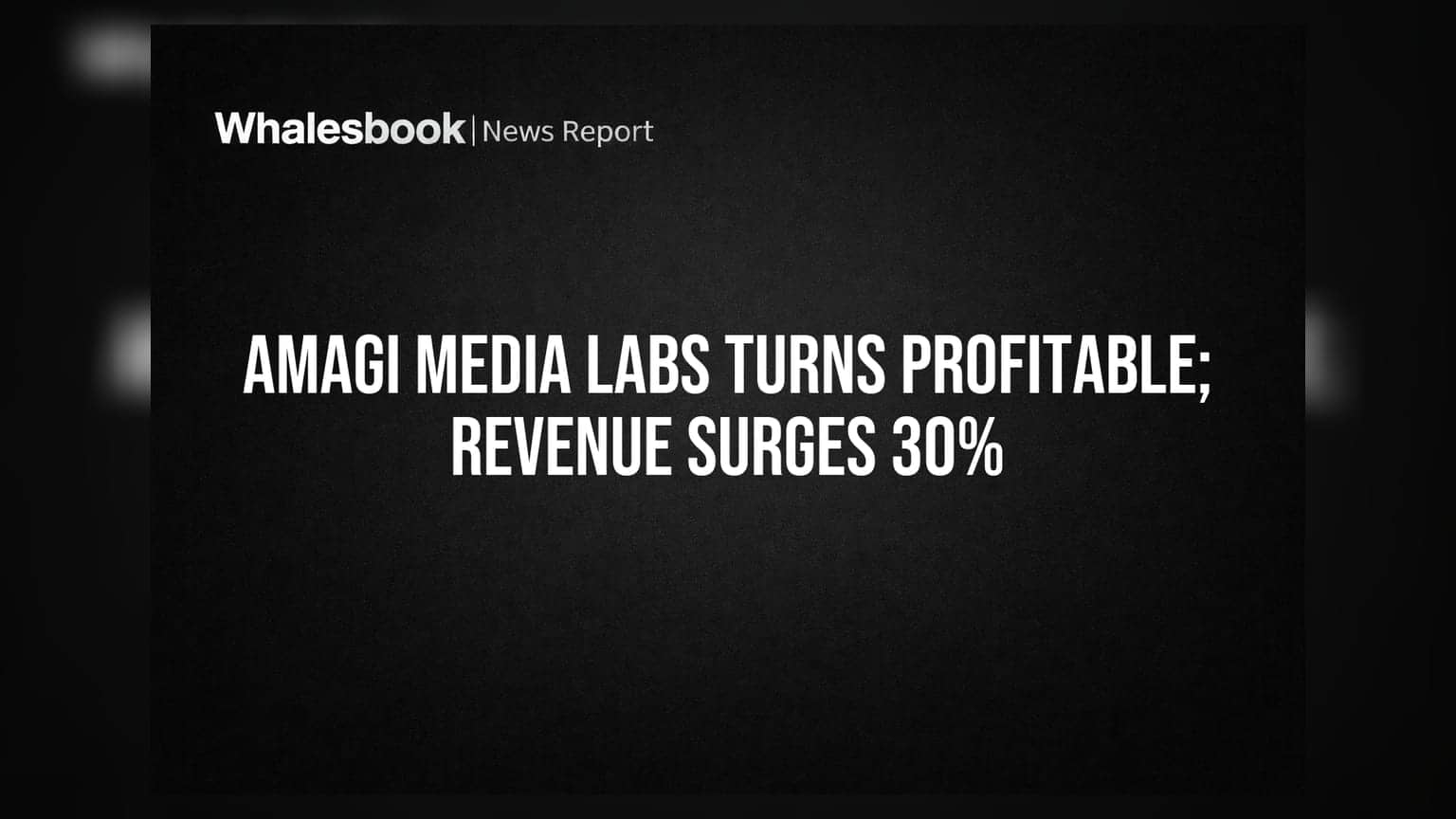 Amagi Media Labs Hits Profitability in First Public Year With 30% Revenue Growth
