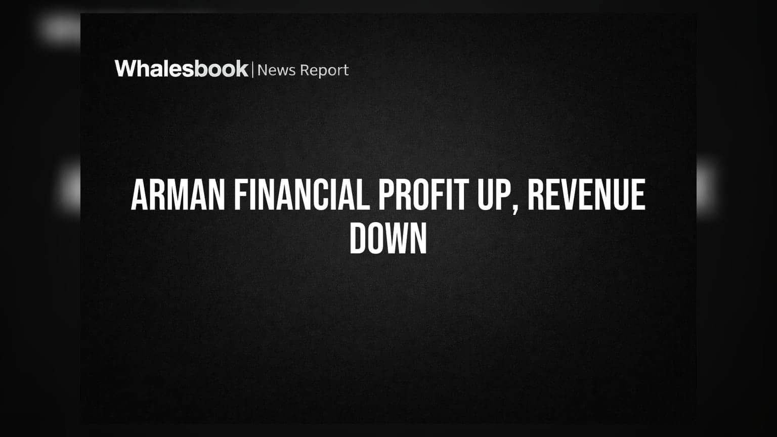Arman Financial Services: FY26 Profit Rises 8.7% Despite Revenue Drop