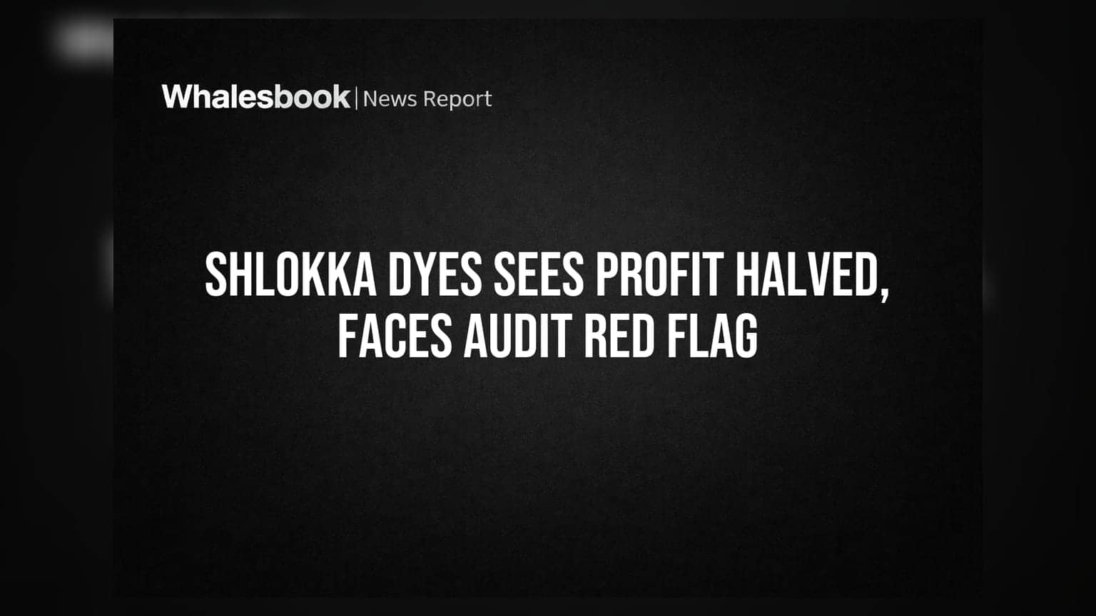 Shlokka Dyes Profit Plummets 50% Amid IPO Fund Misuse Probe
