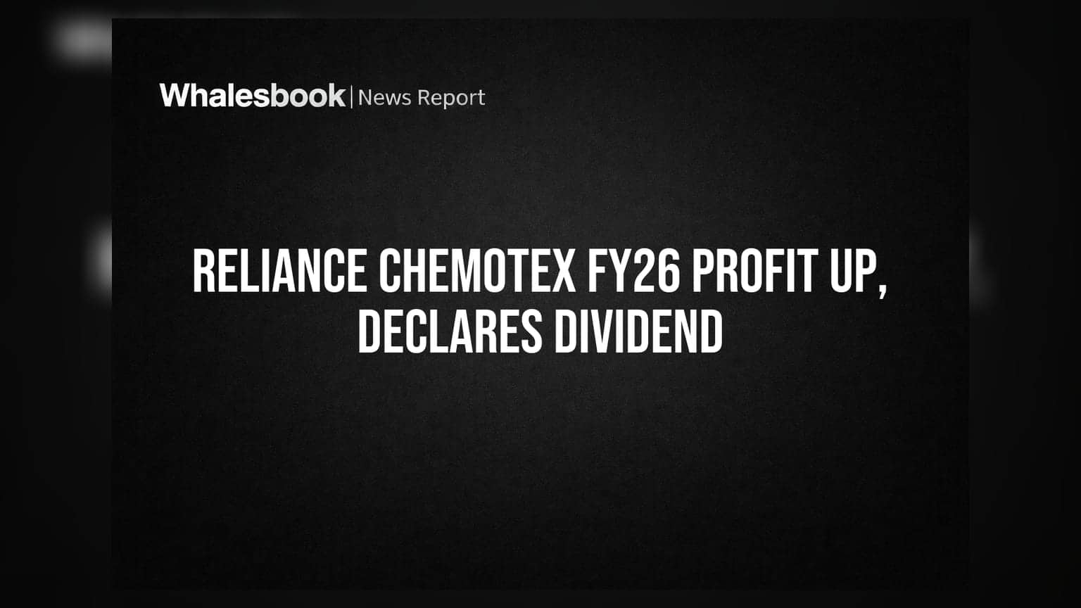 Reliance Chemotex Share: 30% નફામાં ઉછાળો, ₹5.26 કરોડનો ચોખ્ખો નફો, ₹0.50 ડિવિડન્ડની જાહેરાત!