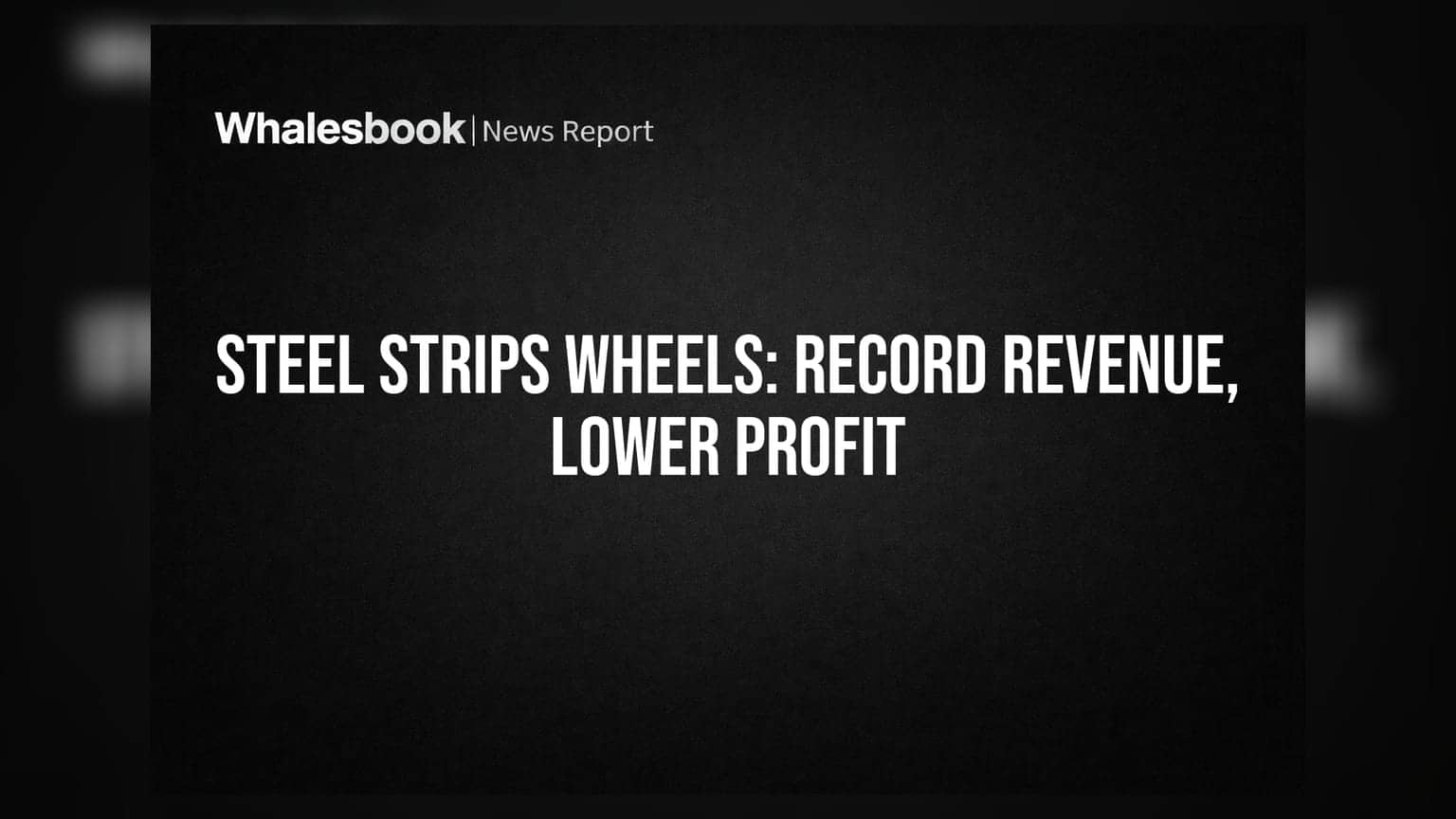 Steel Strips Wheels Reports Record Revenue of ₹5,182 Crore, PAT Declines 3.7%