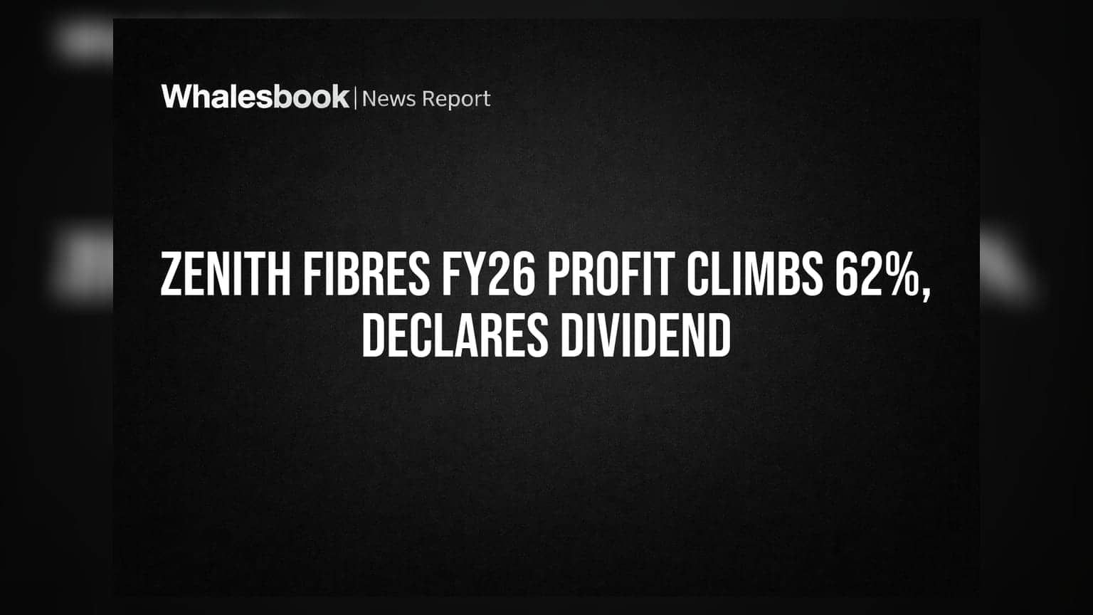 Zenith Fibres: नफ्यात **62%** वाढ, ₹1 डिव्हिडंड जाहीर! पण महसुलाला फटका