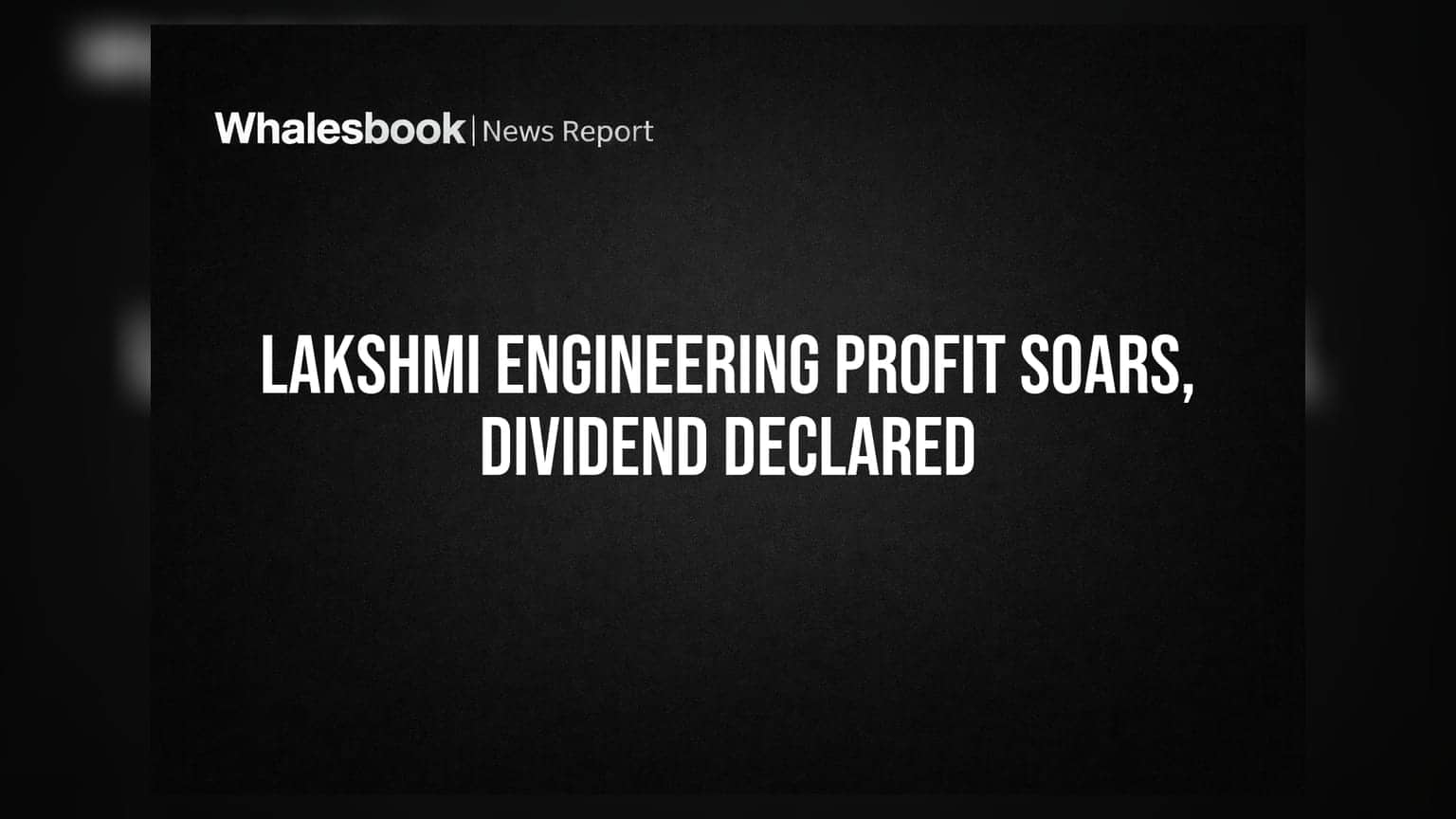 Lakshmi Engineering चा नफा तब्बल **99%** वाढला! शेअरधारकांना मिळणार **₹10** चा लाभांश