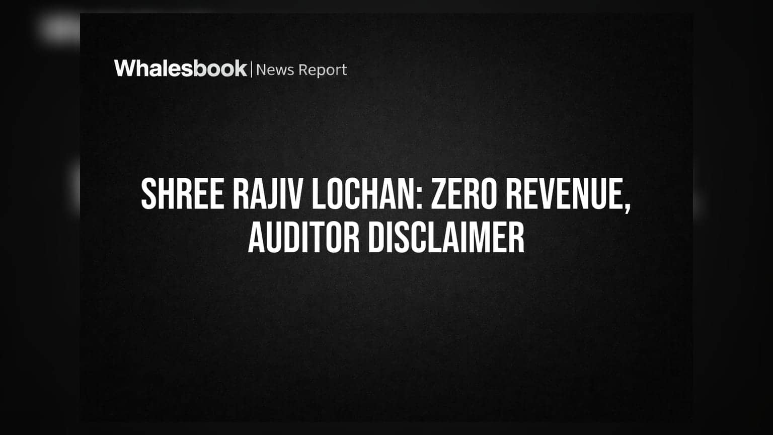 Shree Rajiv Lochan Oil Extraction: ஜீரோ வருவாய், ஆடிட்டர் எச்சரிக்கை!