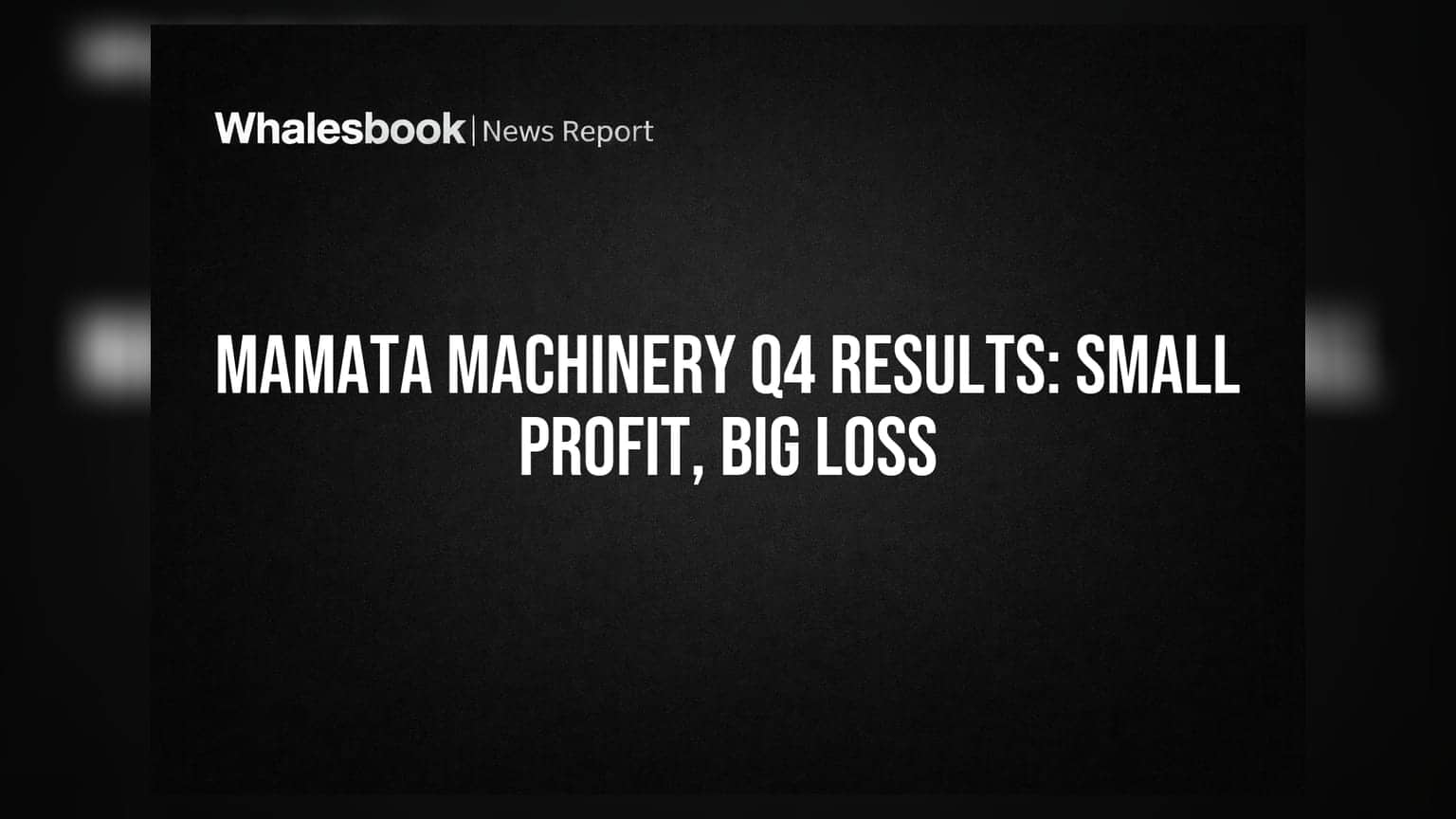 Mamata Machinery Q4 FY26: Consolidated Profit ₹0.0087 Cr, Standalone Loss ₹0.80 Cr