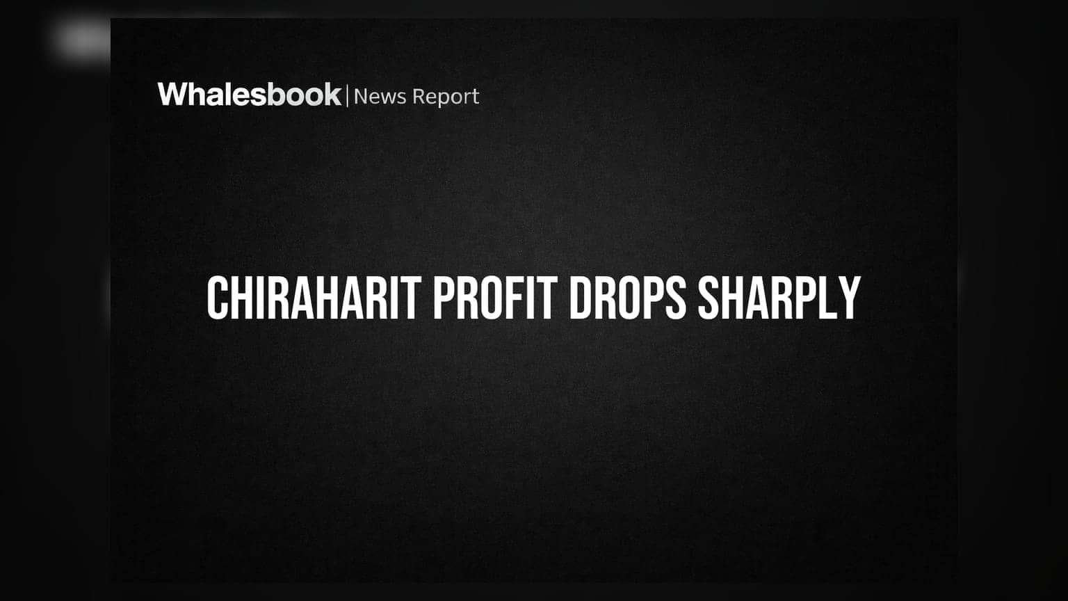 Chiraharit Ltd FY26 Consolidated Profit Plunges 99.6% to ₹0.02 Crore