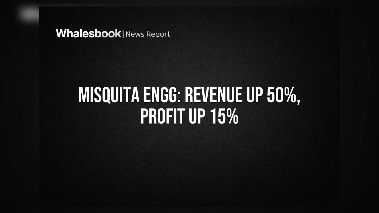 Misquita Engineering: रेव्हेन्यूत **50%** ची झेप, पण नफ्यावर चिंता?