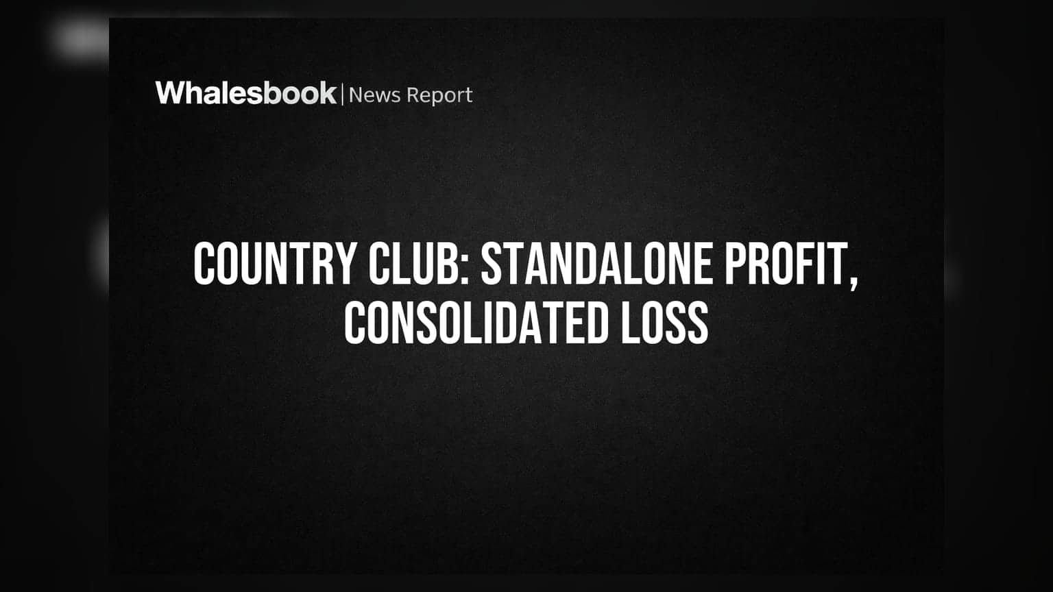Country Club Q4 Standalone Profit ₹1.64 Cr, Consolidated Loss ₹16.84 Cr