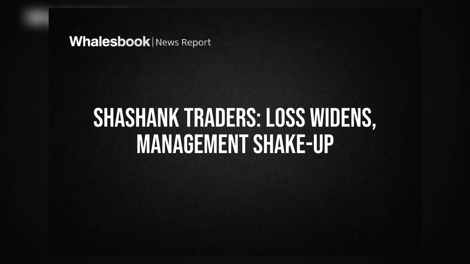 Shashank Traders: நஷ்டம் அதிகரிப்பு, MD ராஜினாமா - தணிக்கையாளர் எச்சரிக்கை!