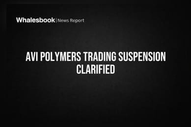 AVI Polymers clarification on trading suspension due to office verification issue