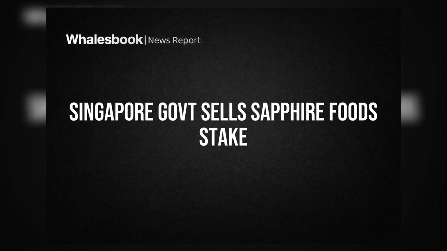 Sapphire Foods India: Singapore Government Sells Over 40 Lakh Shares