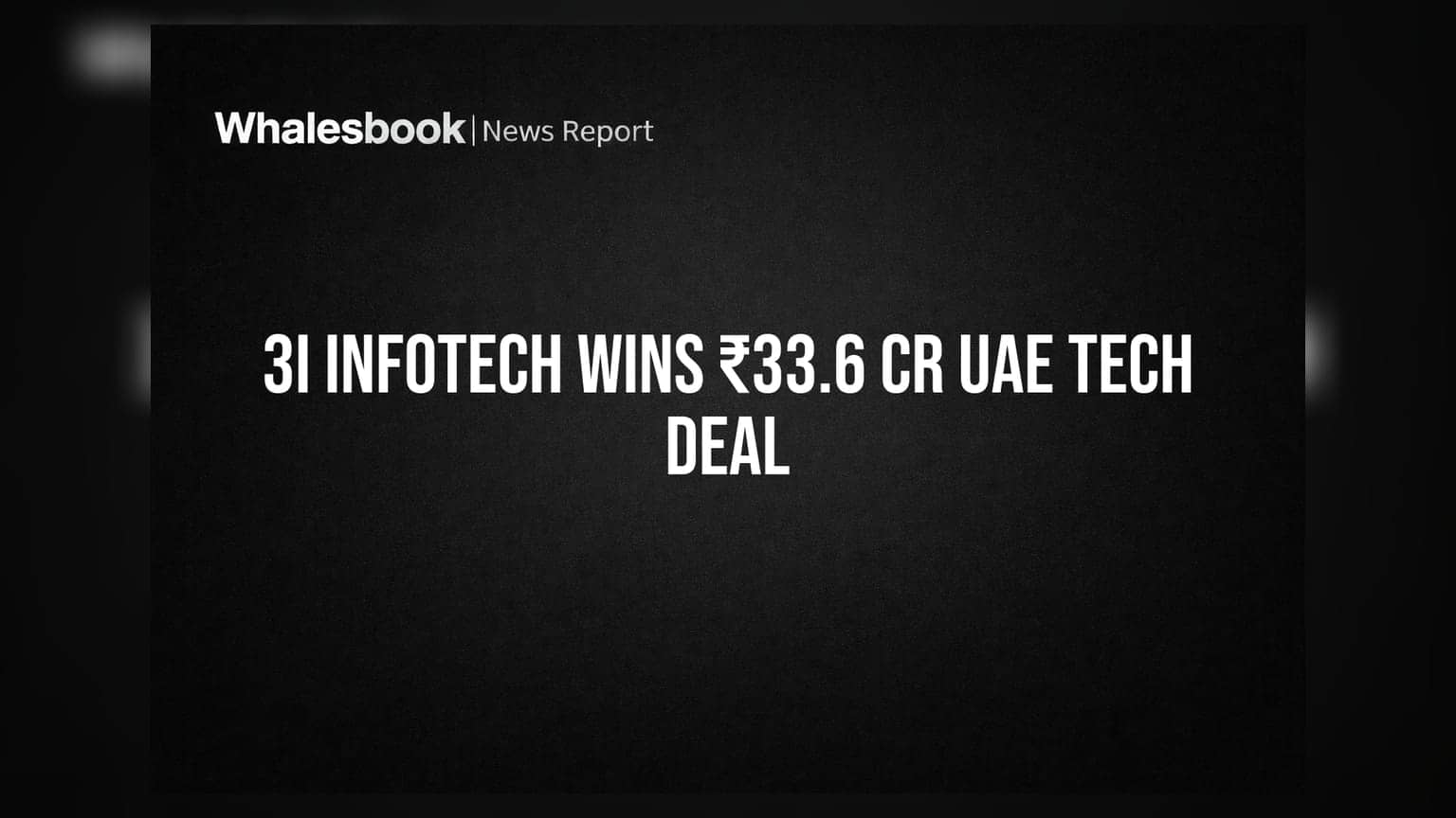 3i Infotech की UAE सब्सिडियरी को ₹33.6 करोड़ का बड़ा IT कॉन्ट्रैक्ट