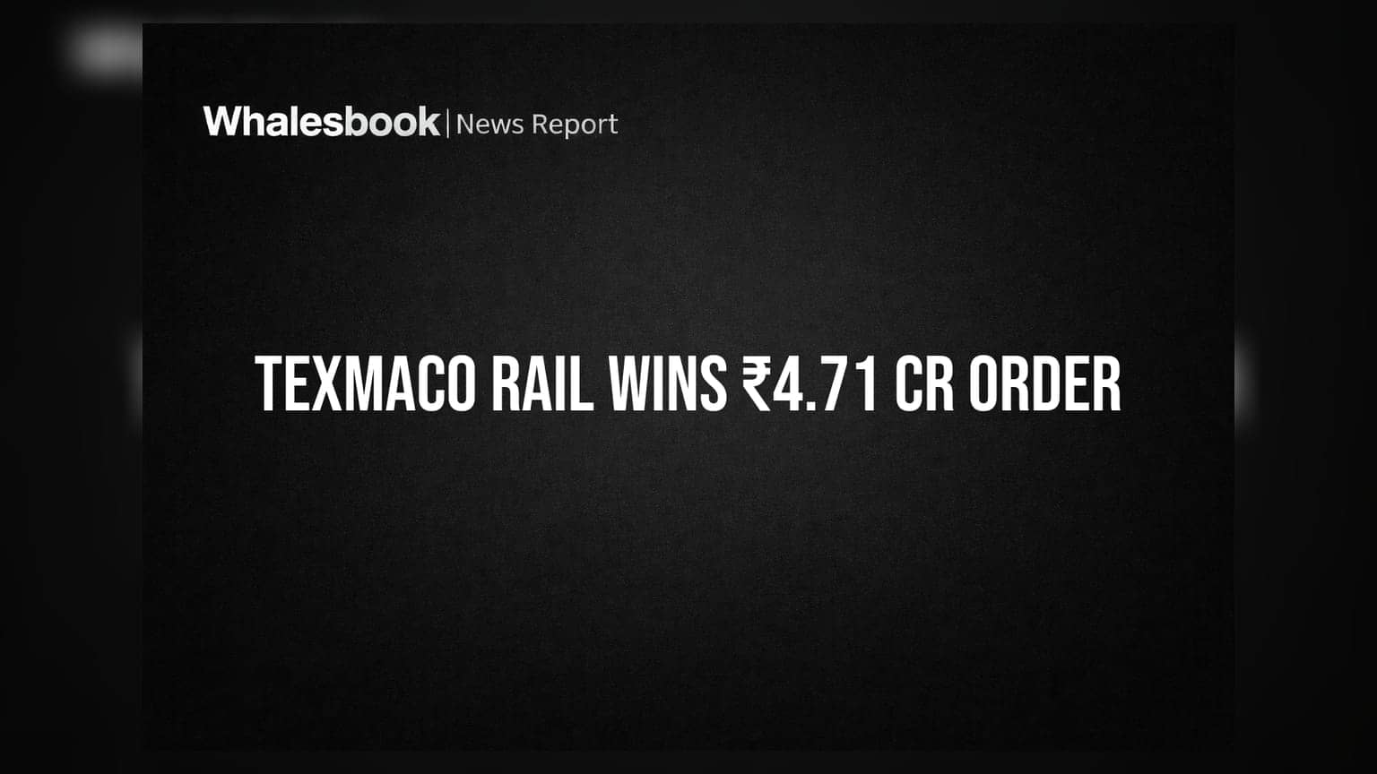 Texmaco Rail & Engineering: ₹4.71 कोटींचा नवीन ऑर्डर, कंपनीच्या पोर्टफोलिओमध्ये भर