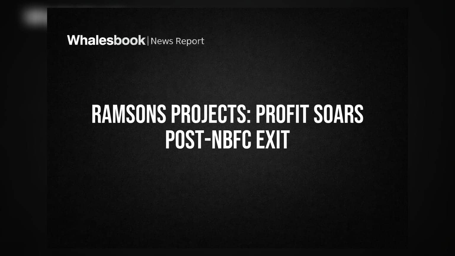 Ramsons Projects: NBFC ਤੋਂ ਰੀਅਲ ਅਸਟੇਟ 'ਚ ਗਏ, ਪ੍ਰੋਫਿਟ 178% ਵਧਿਆ!