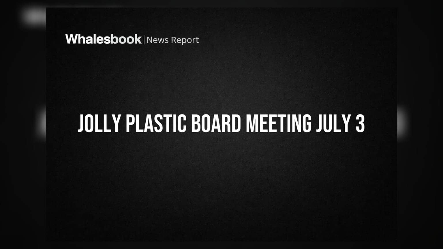 Jolly Plastic Industries: 3 ਜੁਲਾਈ ਨੂੰ ਬੋਰਡ ਮੀਟਿੰਗ, ਦਫ਼ਤਰ ਤਬਦੀਲੀ ਤੇ ਆਬਜੈਕਟ ਕਲੌਜ਼ ਬਦਲਾਅ 'ਤੇ ਹੋਵੇਗੀ ਚਰਚਾ
