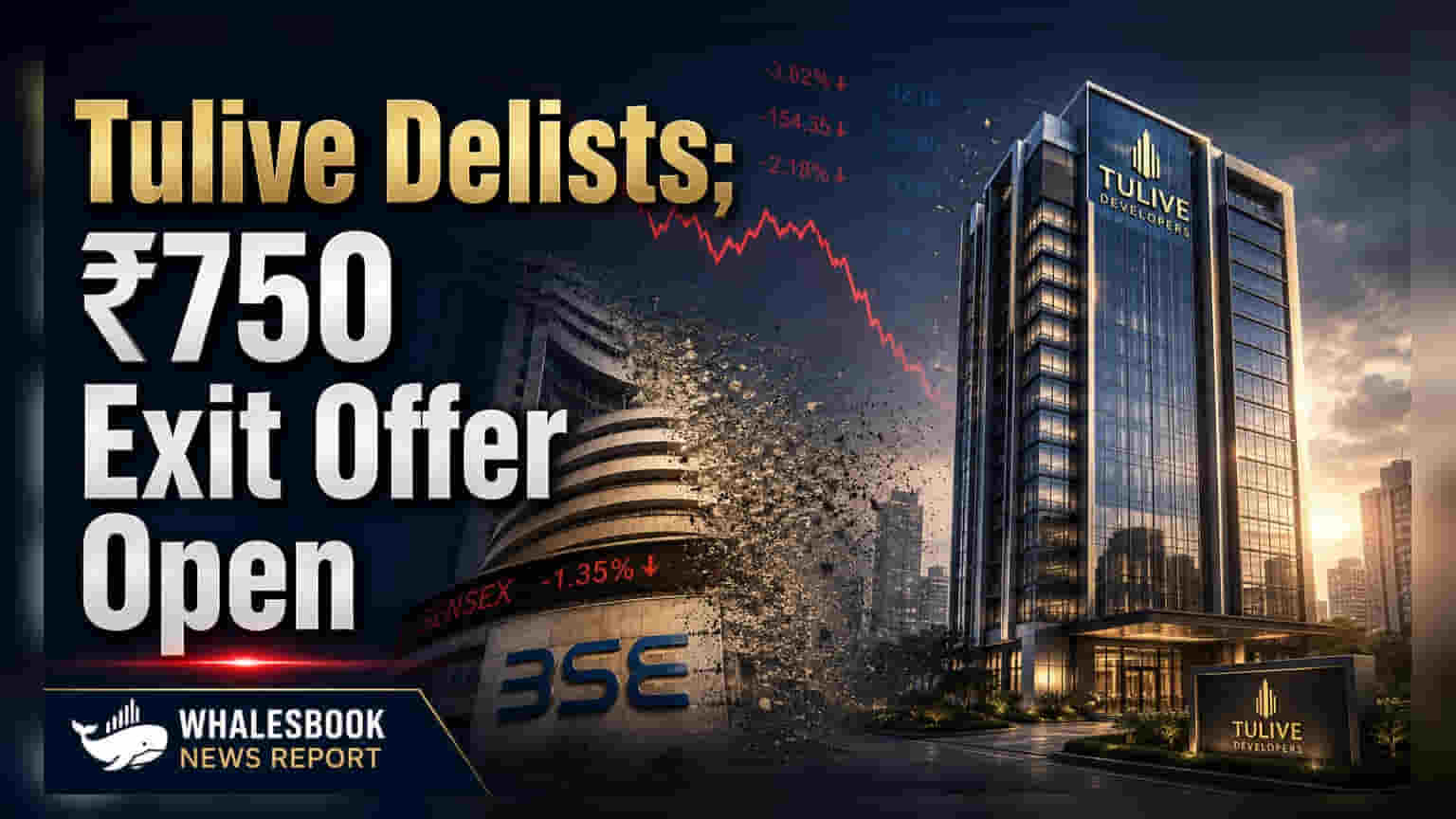 Tulive Developers Delists from BSE: షేర్ హోల్డర్లకు ₹750 ఎగ్జిట్ ఆఫర్