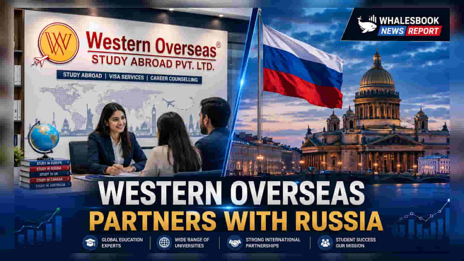 Western Overseas Study Abroad का रूस से बड़ा हाथ! भारतीय छात्रों को पढ़ने का नया मौका