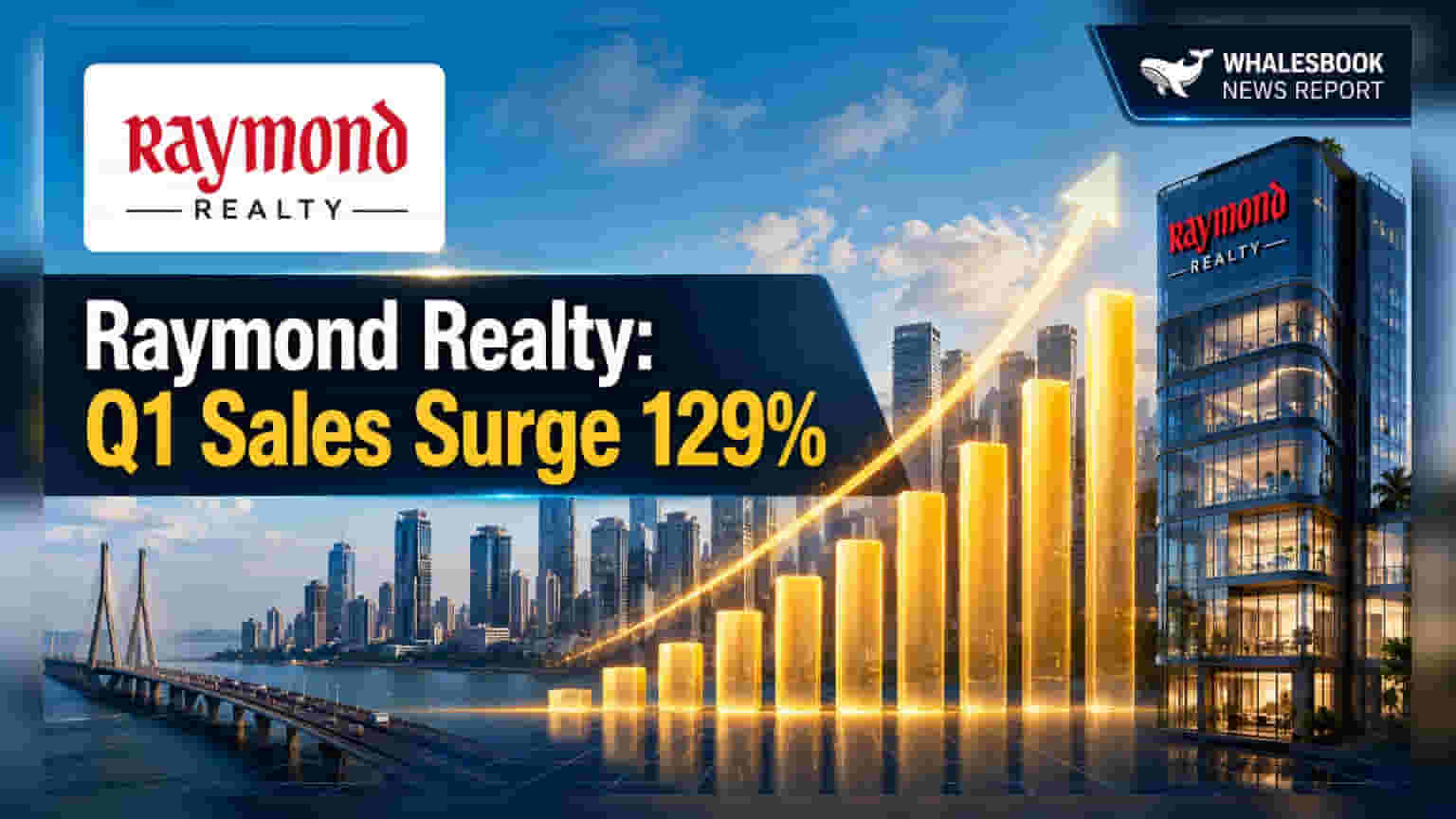 Raymond Realty Share Price: રેકોર્ડબ્રેક કમાણી! Q1 માં કંપનીના પ્રી-સેલ્સમાં **129%** નો જંગી ઉછાળો, કલેક્શન પણ વધ્યું