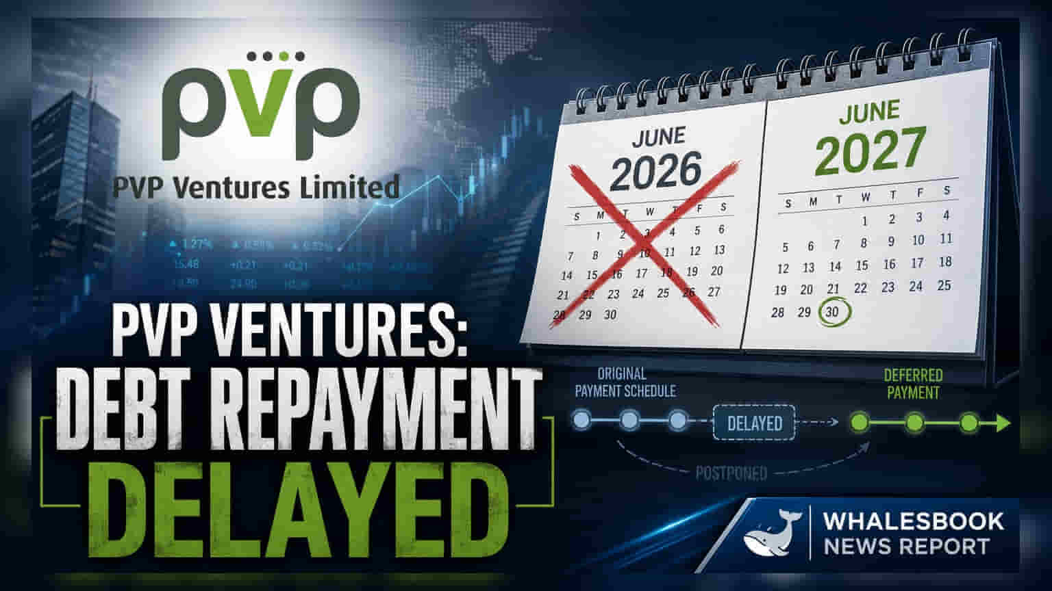 PVP Ventures Share: રોકાણકારો માટે મોટા સમાચાર! ₹150 કરોડના દેવાની ચુકવણી મુલતવી