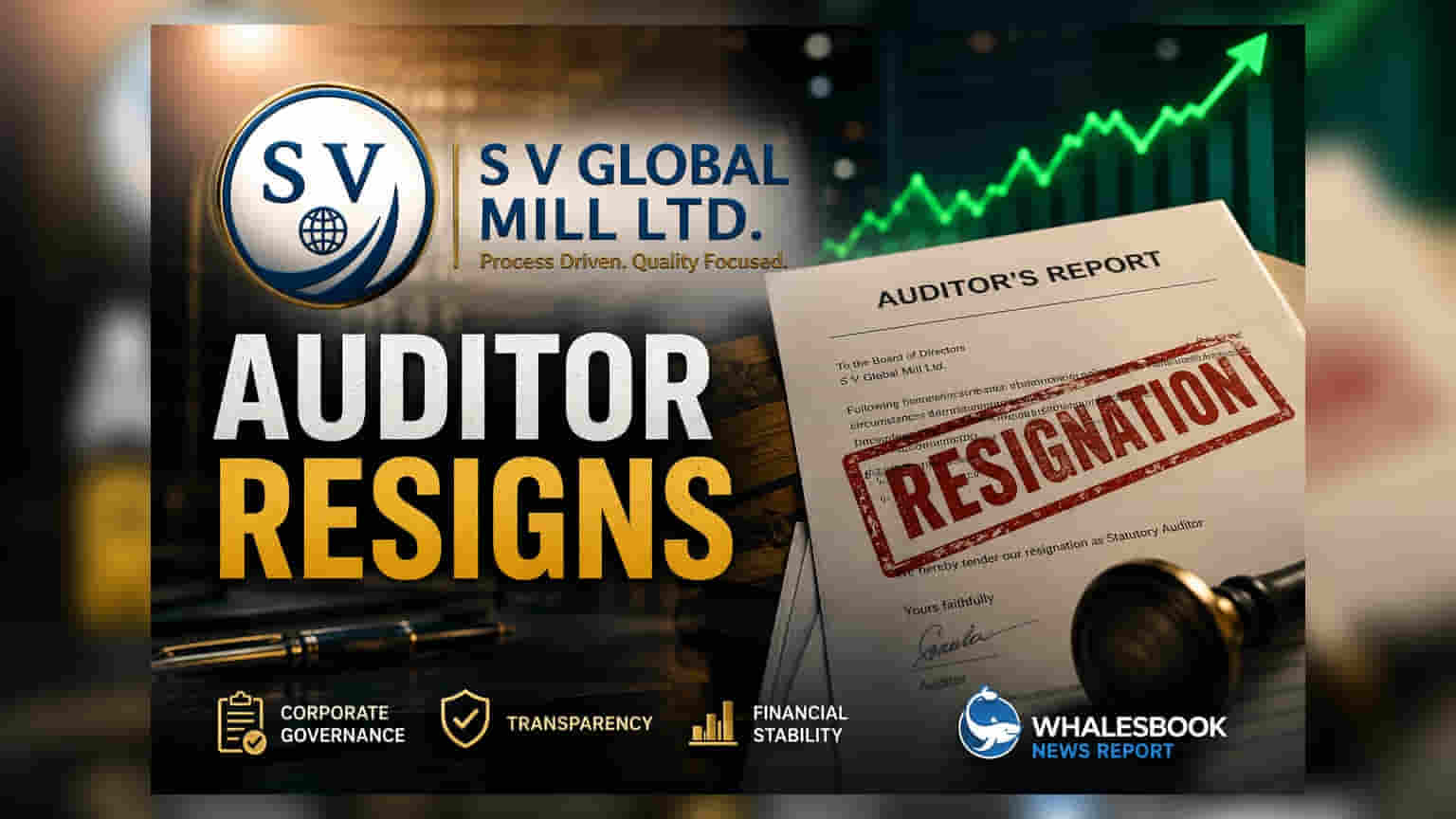 S V Global Mill Ltd Auditor S. Viswanathan LLP Resigns Effective July 3, 2026