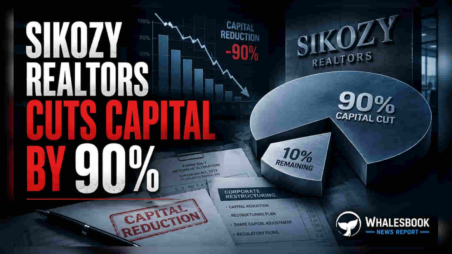Sikozy Realtors Completes 90% Capital Reduction to Write Off Losses