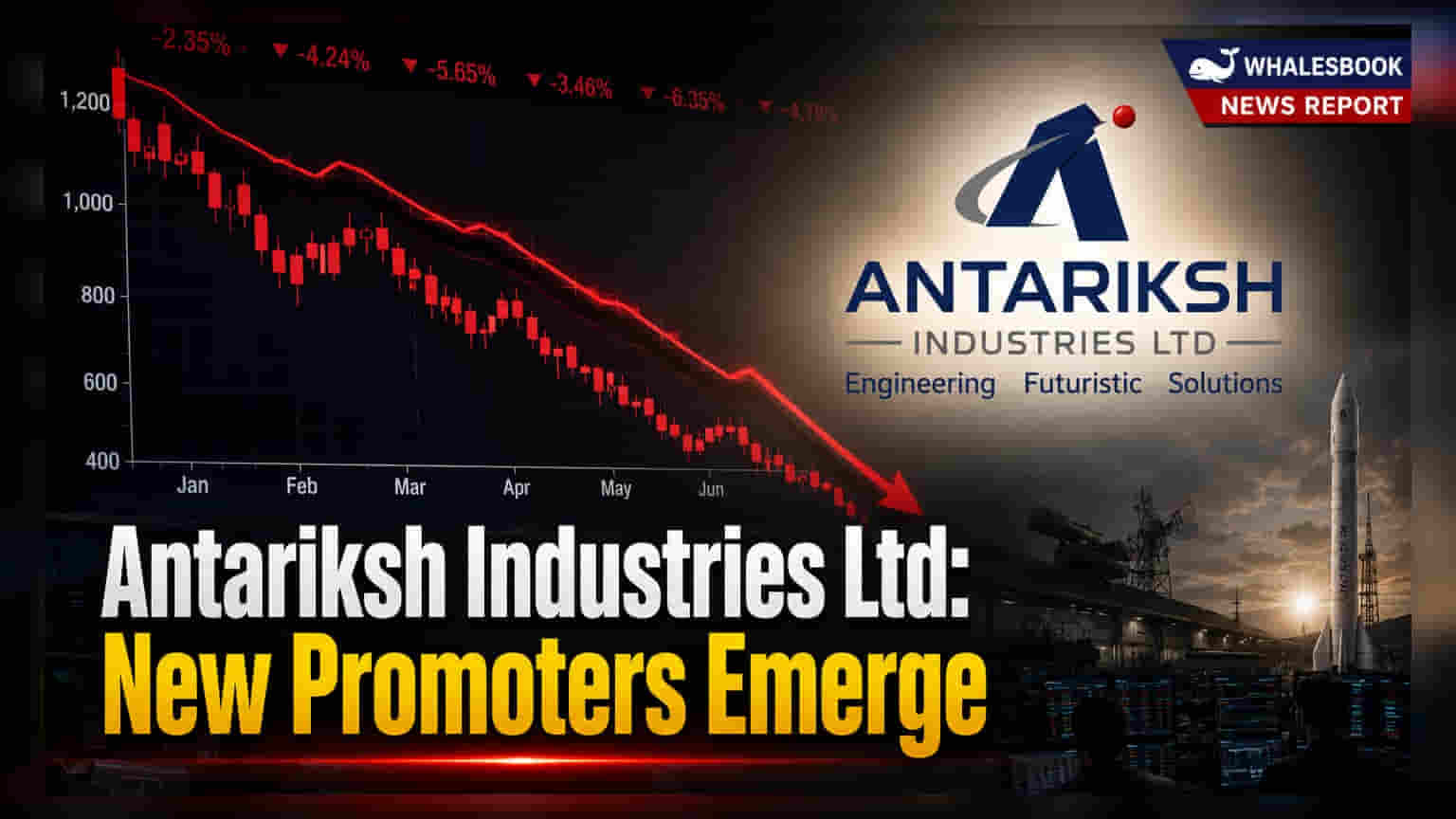 Antariksh Industries Ltd: ਨਵੇਂ ਪ੍ਰਮੋਟਰਾਂ ਦਾ ਐਲਾਨ, ਹੁਣ ਹੋਵੇਗਾ ਓਪਨ ਆਫਰ
