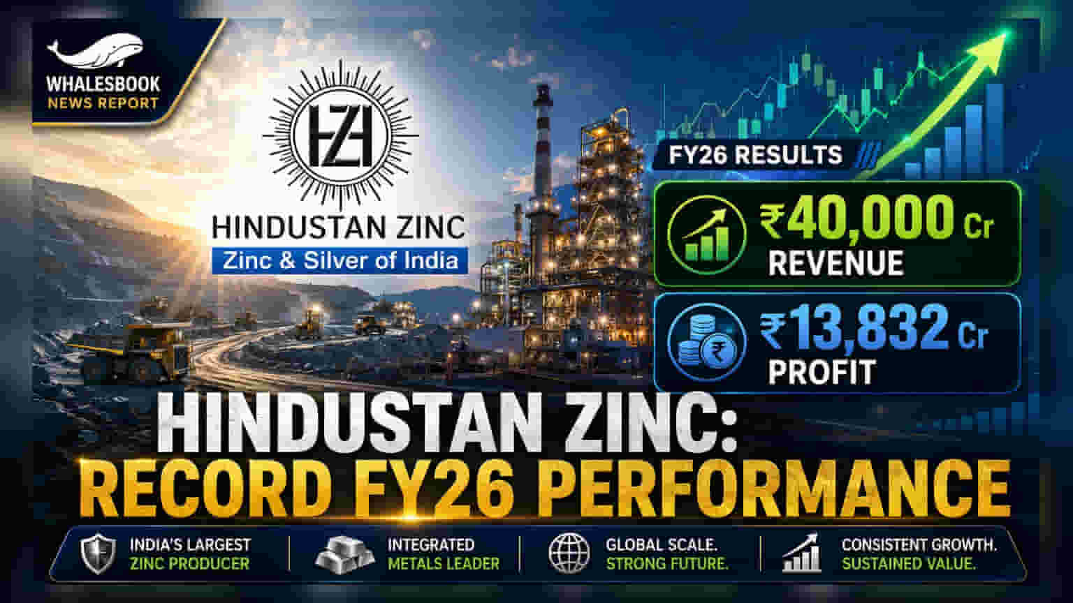 Hindustan Zinc: રેકોર્ડ ₹40,000 કરોડની આવક, હવે ઉત્પાદન ક્ષમતા બમણી કરવાની યોજના
