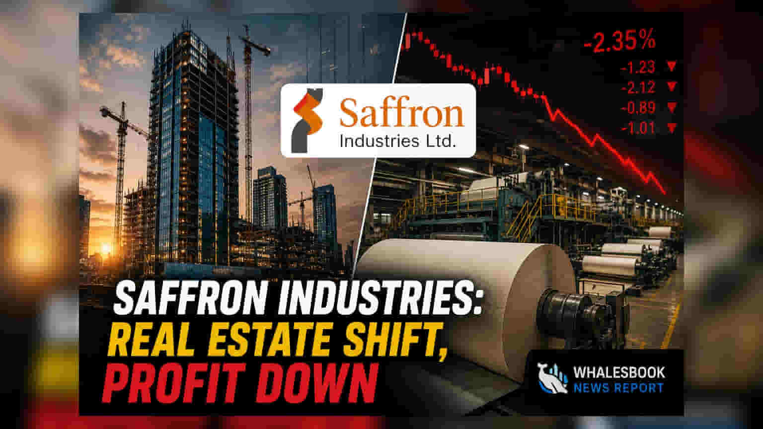 Saffron Industries Shifts to Real Estate, FY26 Profit Drops 44% to ₹1.57 Cr