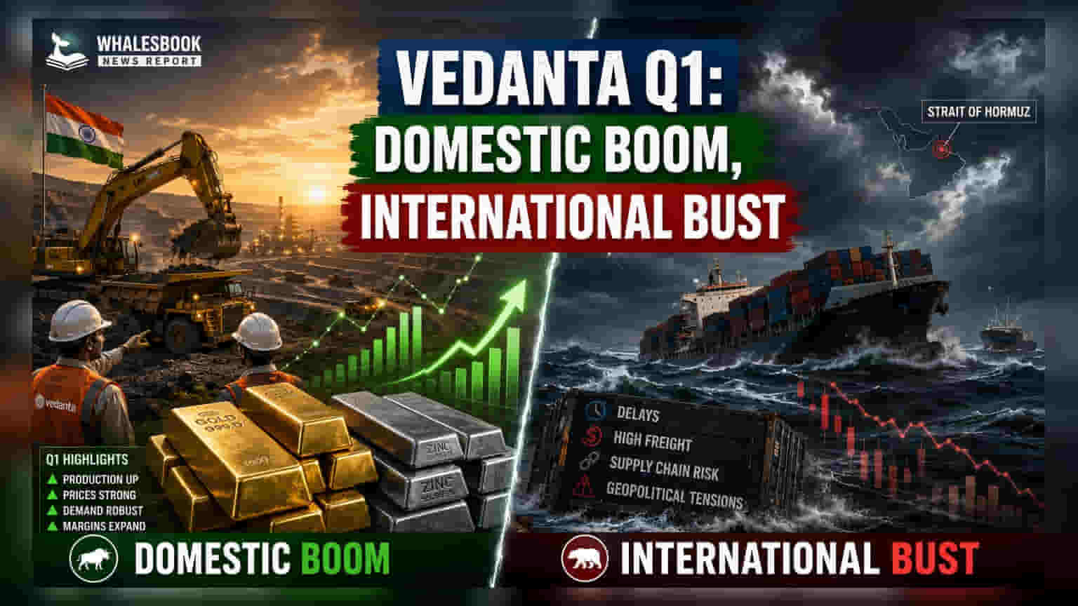 Vedanta Q1 FY27: रिकॉर्ड जिंक और ore उत्पादन, कॉपर बिक्री में 51% की गिरावट