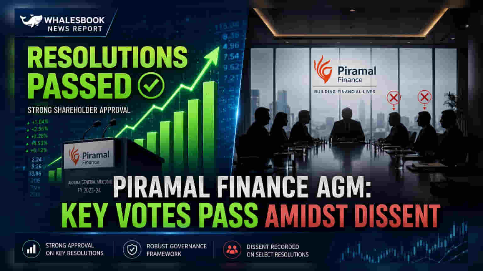 Piramal Finance AGM: తీమోని తీర్మానాలు, కానీ డైరెక్టర్ల రీ-అపాయింట్‌మెంట్లపై అసంతృప్తి