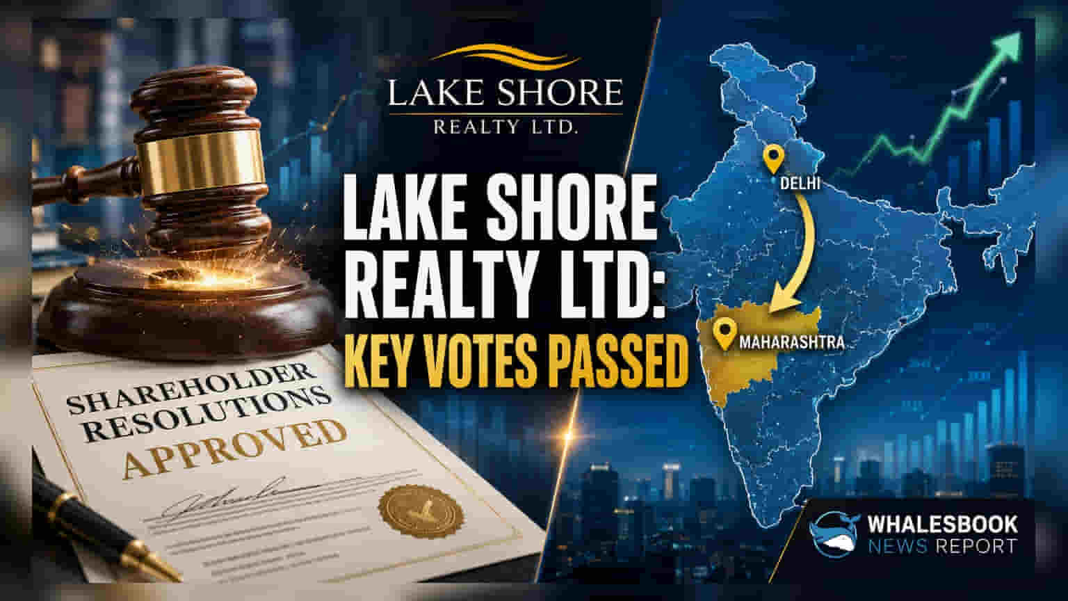 Lake Shore Realty Ltd: ਸ਼ੇਅਰਧਾਰਕਾਂ ਨੇ ਡਾਇਰੈਕਟਰ ਦੀ ਨਿਯੁਕਤੀ, ਦਫ਼ਤਰ ਤਬਦੀਲੀ ਤੇ ₹100 ਕਰੋੜ ਦੇ ਲੋਨ ਨੂੰ ਦਿੱਤੀ ਮਨਜ਼ੂਰੀ!