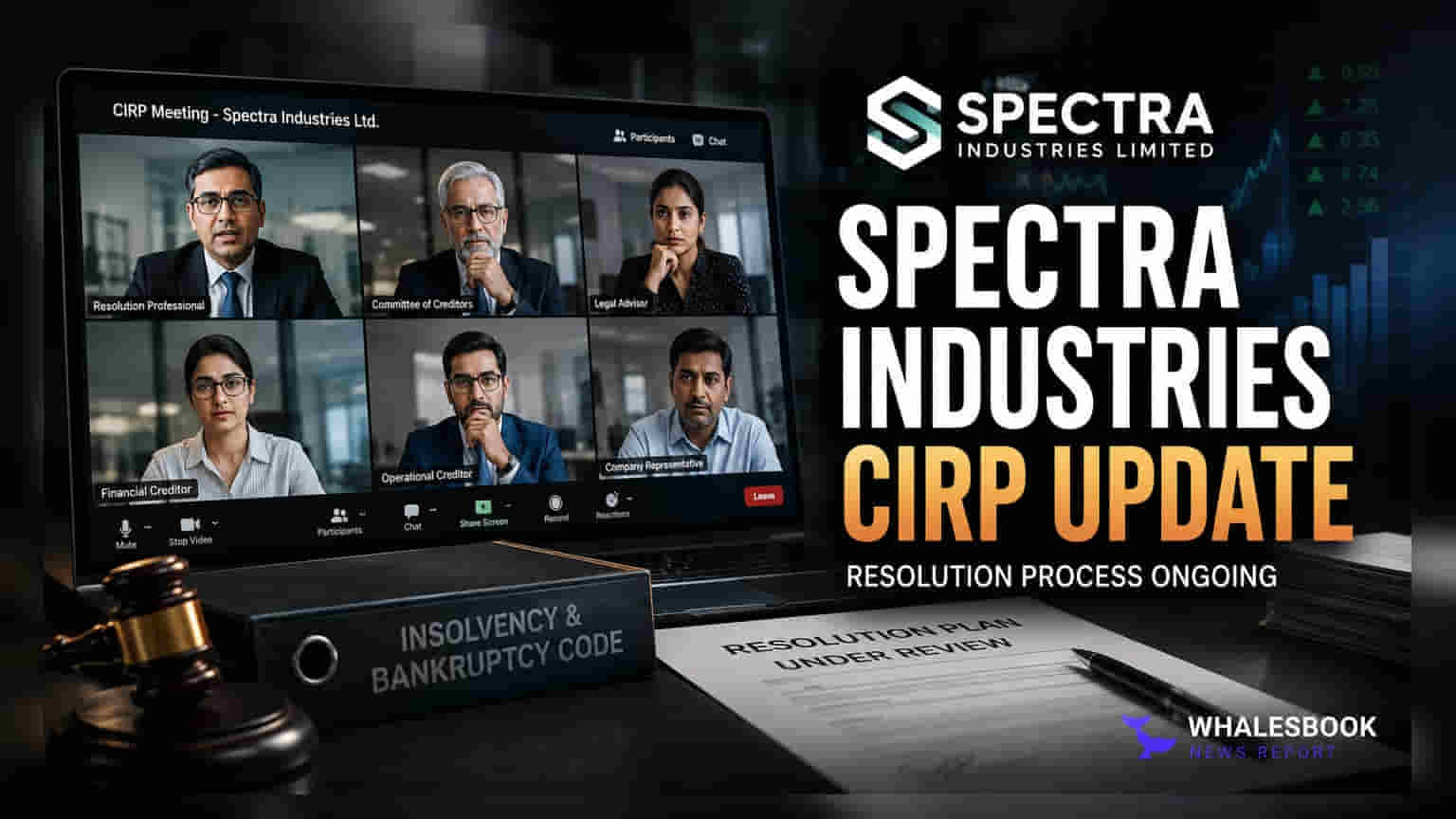 Spectra Industries: 3 જુલાઈના રોજ CoC મીટિંગ, CIRP અપડેટ પર ચર્ચા થશે