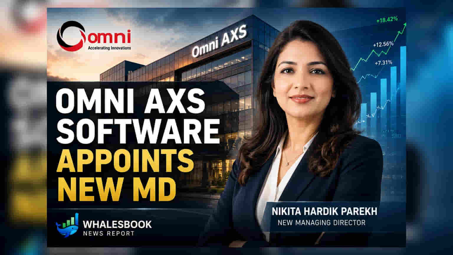 Omni AXs Software: புதிய MD-யாக பொறுப்பேற்கிறார் Nikita Parekh - 5 ஆண்டு ஒப்பந்தம்!