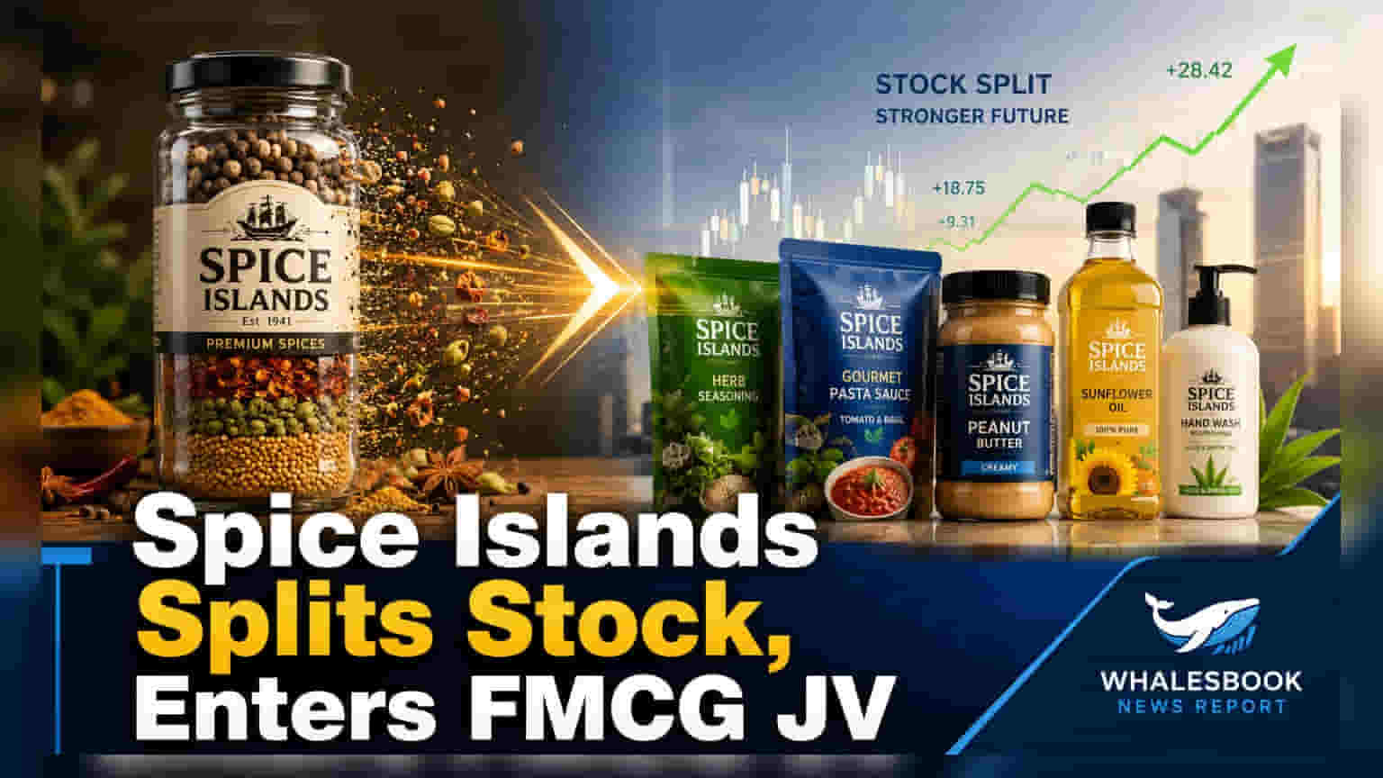 Spice Islands Industries: 1:5 ஸ்டாக் ஸ்ப்ளிட் அறிவிப்பு! FMCG துறையில் புதிய கூட்டணி!