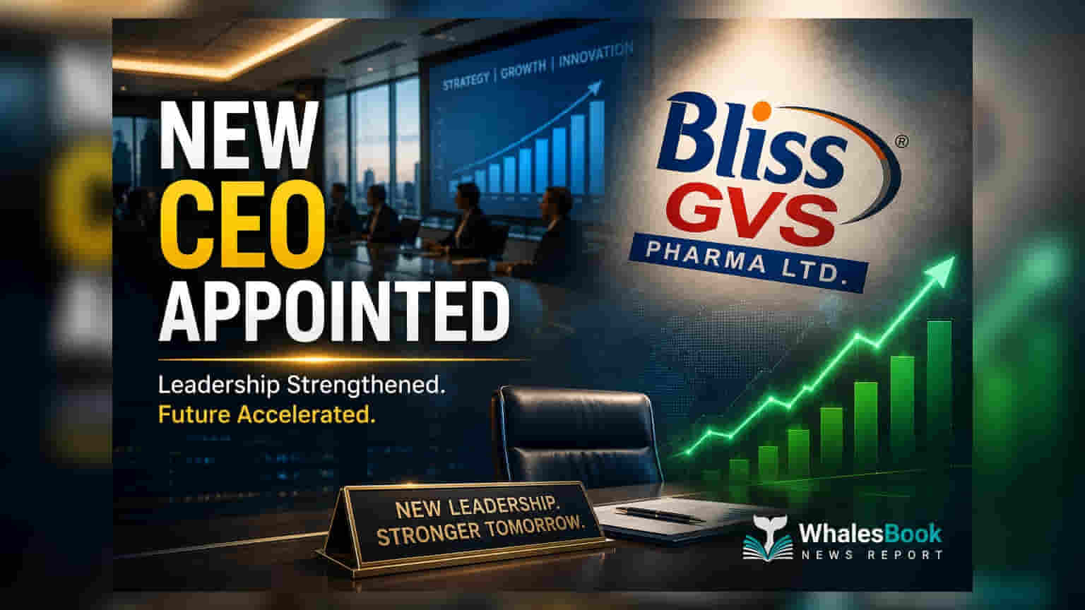 Bliss GVS Pharma मध्ये मोठे बदल! राहुल अडकमोल नवीन CEO, संतोष परब संचालकपदी