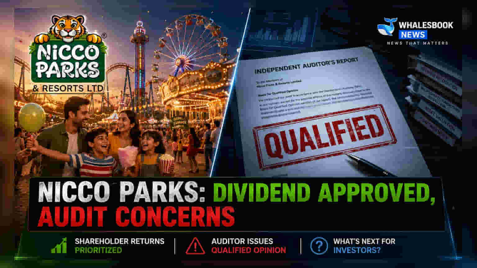 Nicco Parks Approves 25% Final Dividend; Auditors Issue Qualified Opinions
