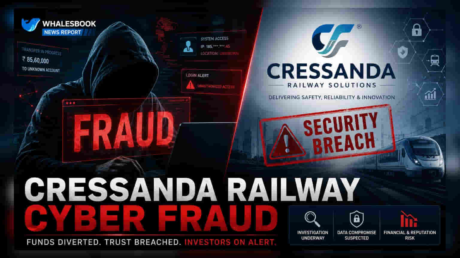 Cressanda Railway Solutions Reports Cyber Fraud, Terminates Vendor