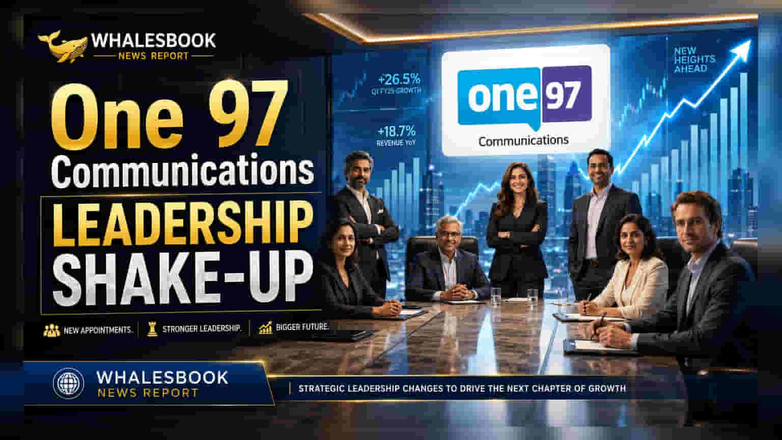 One 97 Communications Appoints New Directors, Restructures Senior Management
