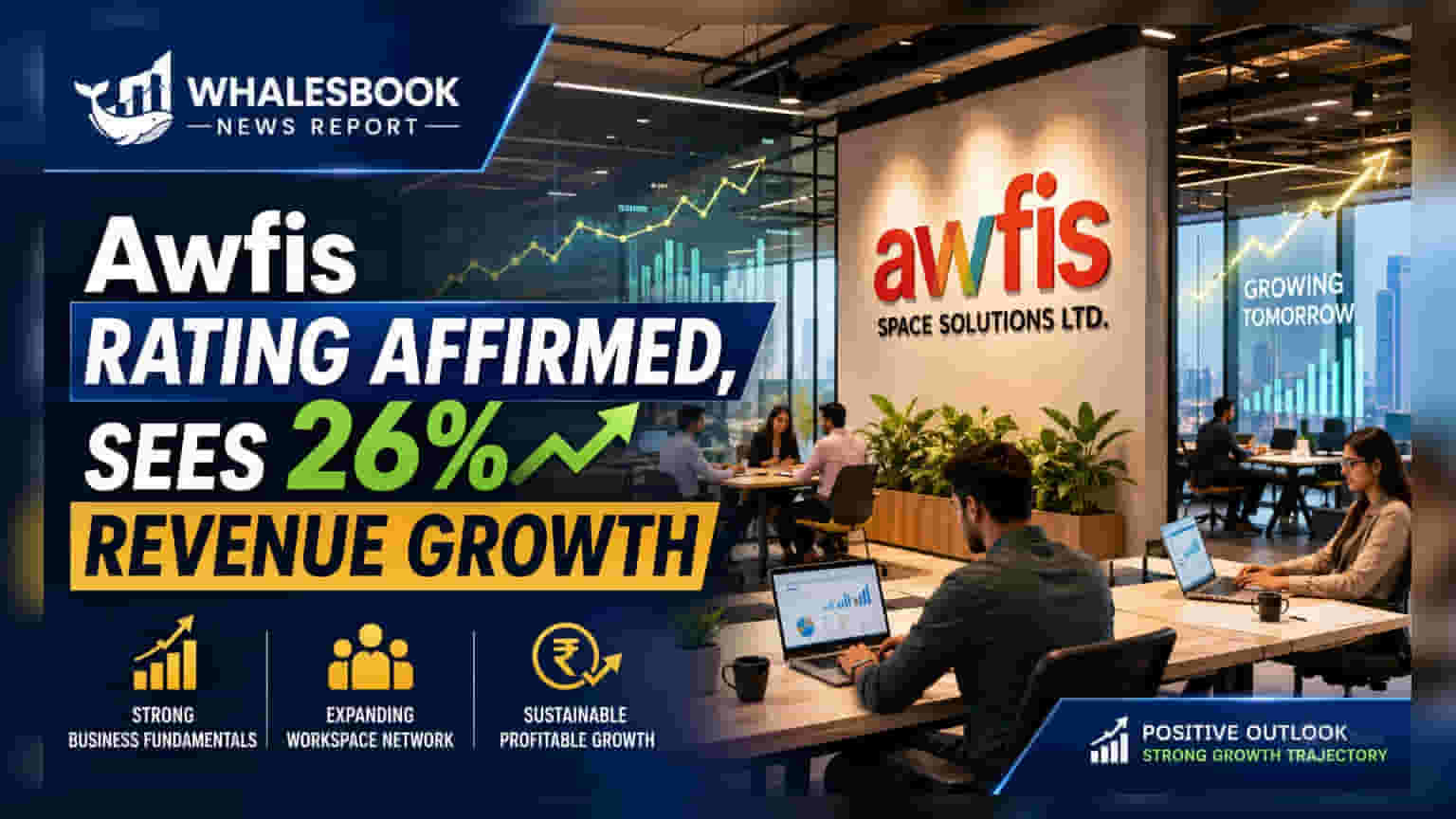 Awfis Space Solutions: நல்ல செய்தி! கடன் மதிப்பீடு உறுதி, வருவாய் ₹1,586 கோடியாக உயர்வு