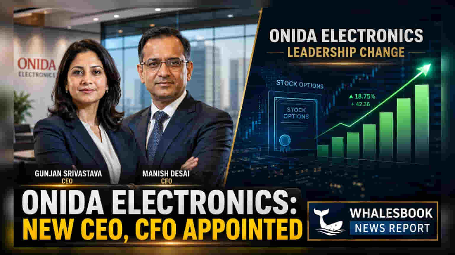 Onida Electronics में बड़े बदलाव: नए CEO और CFO की नियुक्ति, ESOPs को मिली मंजूरी