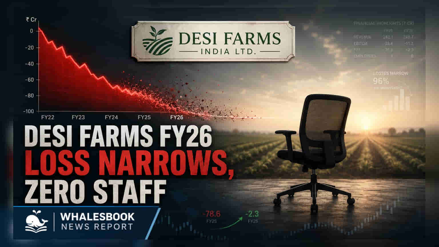 Desi Farms India: ₹0.0024 करोड़ के घाटे पर सिमटी कंपनी, जीरो कर्मचारी! ऑडिटर की गंभीर चिंताएं
