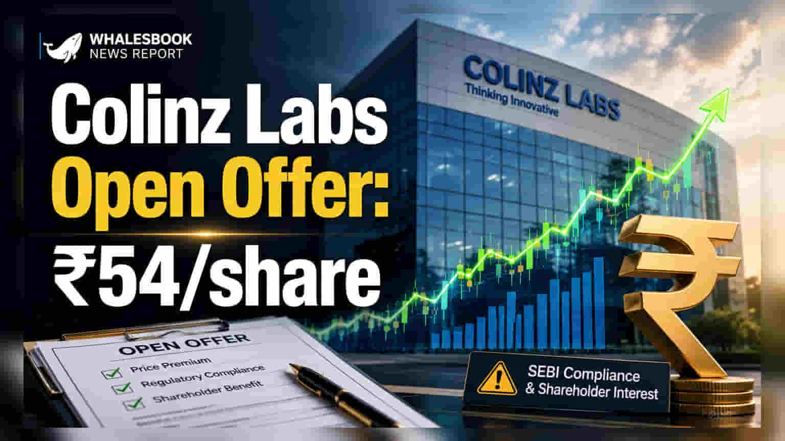 Colinz Laboratories Open Offer at ₹54 per share; Triggers Stake Acquisition