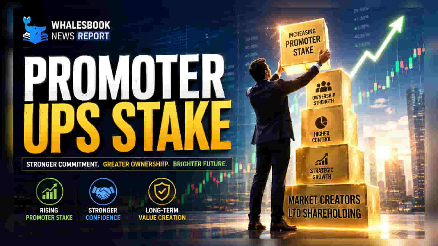 Market Creators Ltd: प्रमोटर कल्पेश शाह यांनी घेतली मोठी हिस्सेदारी, एकूण होल्डिंग वाढली **21.06%**
