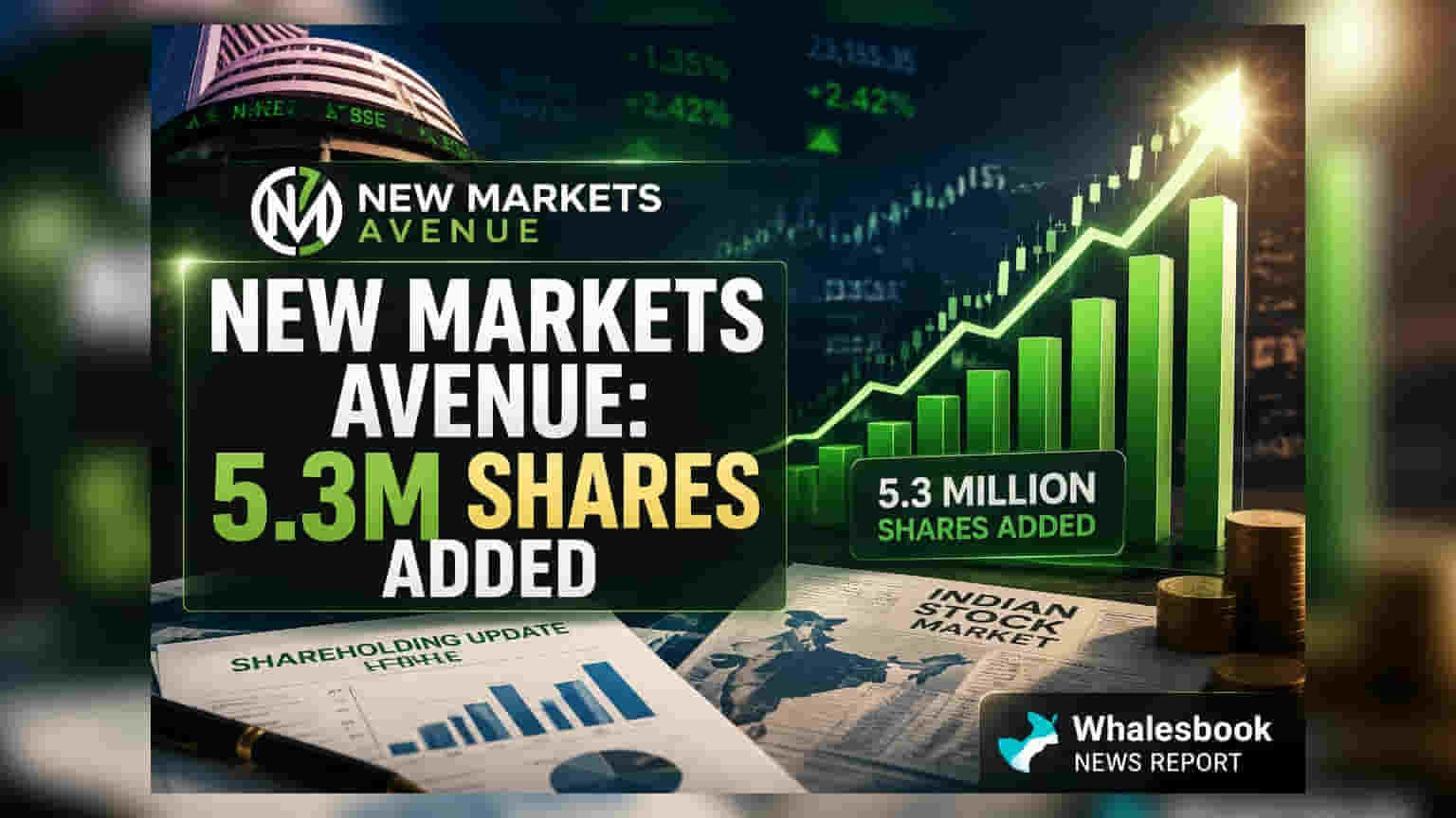 New Markets Avenue Converts Warrants, Adds 5.3 Million Shares to Equity