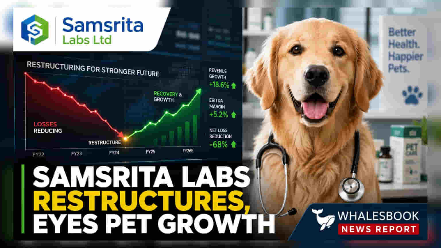 Samsrita Labs Restructures Capital, Eyes Pet Healthcare Market